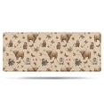 thumbnail image 1 of Beige Highland Cow Figure Butterfly Pattern Bathroom Rugs Mat,Non Slip Microfiber Bathroom Rug,Rubber Backing,Soft Bathroom Mats for Bathroom Floor,Tub and Shower,60x24in(150x60cm), 1 of 5