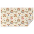 thumbnail image 1 of Beige Highland Cow Flower Cartoon Pattern Rectangle Tablecloth 60"x102",Waterproof Polyester Rectangle Table Cloth, Wipeable Spillproof Polyester Tablecloth for Dining, Camping, Indoor and Outdoor, 1 of 6