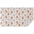 thumbnail image 1 of Beige Highland Cow Flower Pattern Rectangle Tablecloth 60"x102",Waterproof Polyester Rectangle Table Cloth, Wipeable Spillproof Polyester Tablecloth for Dining, Camping, Indoor and Outdoor, 1 of 6