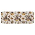thumbnail image 1 of Beige Highland Cow Sunflower Basket Pattern Kitchen Rug Mat,Kitchen Runner Rugs Non Skid Washable,Decorative Kitchen Floor Mats for Kitchen,Sink,Laundry,17"x47.2", 1 of 7