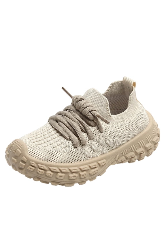 Beige Kids Easy Fasten Sandals With Flexible Bottom For Enhanced Comfort And Ventilation Perfect For Playtime And Casual Outings Non Slip Technology