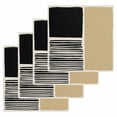 thumbnail image 1 of Beige Kitchen Dish Towels for Drying Dishes Set of 4, Modern Abstract Art Farmhouse Striped Waffle Weave Microfiber Hand Tea Bathroom Towels Quick Dry & Absorbent Towel 12x12, 1 of 7