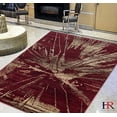 thumbnail image 1 of Beige/Lava Splash Abstract Explosion Pattern Distressed- Modern Vintage Area Rug, 1 of 7