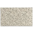 thumbnail image 1 of Beige Leaves Crystal Velvet Nonslip Floor Mat, Entryway Doormat Durable Low-Profile Mat Home Decor, Rug Washable Kitchen Bathroom Laundry Bedroom Living Room Doormats 30x17in, 1 of 7