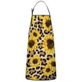 thumbnail image 1 of Beige Leopard Sunflower Pattern Apron-Garden Aprons for Women with Pockets-Cotton Linen Waterproof Kitchen Cooking Gardening Aprons Adjustable for Kitchen,Cooking,BBQ and Salon 33x27 Inch, 1 of 7