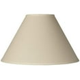 thumbnail image 1 of Beige Linen 10 Inch Round Flare Chimney Style Oil Lampshade Replacement, 1 of 3