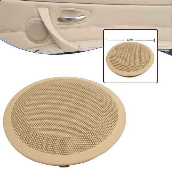 Beige Loudspeaker Trim Designed Specifically For Bmw For X1 (E84) & 3 Series (E90/E91) Adds A Touch Of Elegance To Your Vehicle