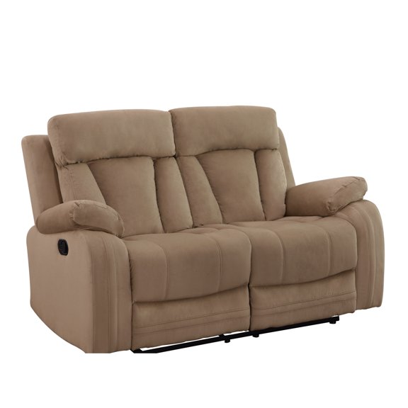 Beige Loveseat | 8 - gauge Sinuous Spring | TV Watching