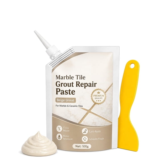 Beige Marble Tile Grout Repair Paste, 100g Tile Grout Repair Paste (A)