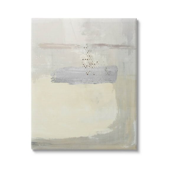 Beige Modern Abstract Arrangement Abstract Graphic Art Gallery Wrapped Canvas Print Wall Art