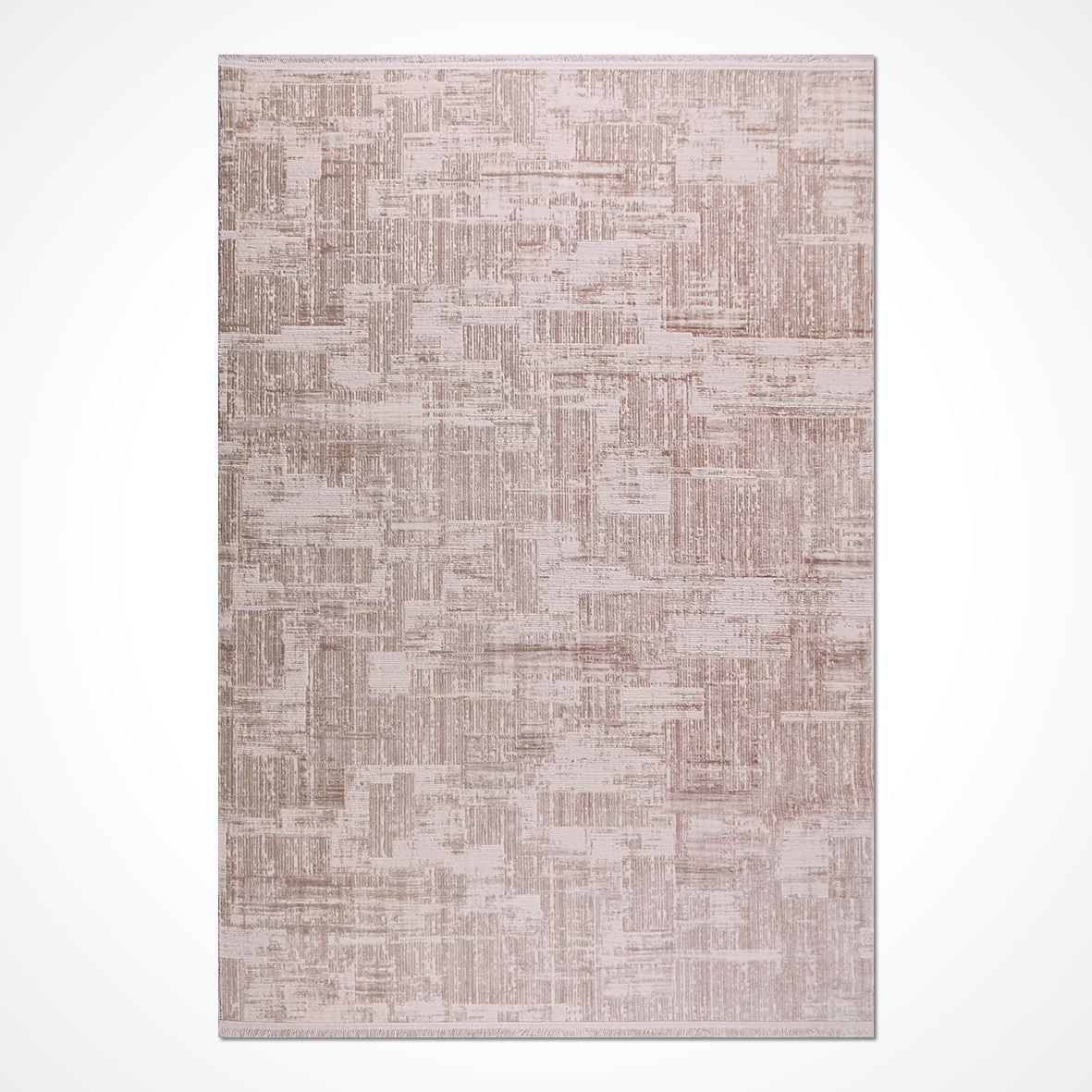 Beige Modern Acrylic Area Rugs for Living Room Jacquard Textured Modern ...