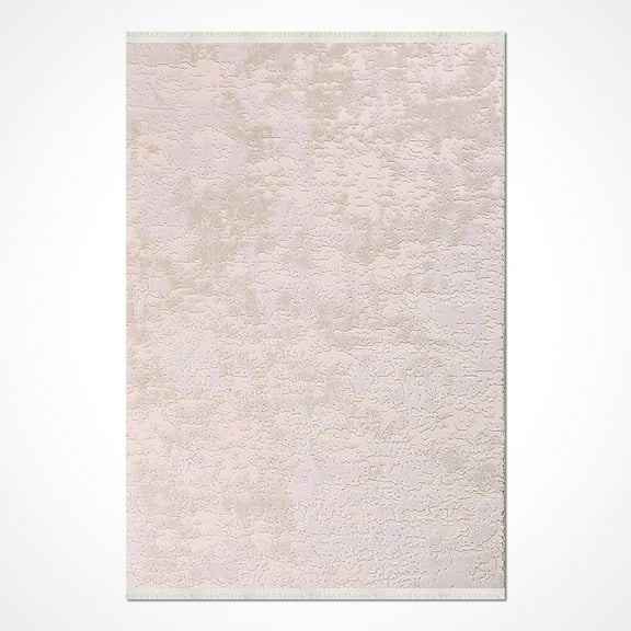 Beige Modern Acrylic Area Rugs for Living Room Jacquard Textured Modern Rugs Soft Geometric Rug for Bedroom Washable Rug Non-Slip Bohemian Carpet Perfect for Dining Room Office Beige