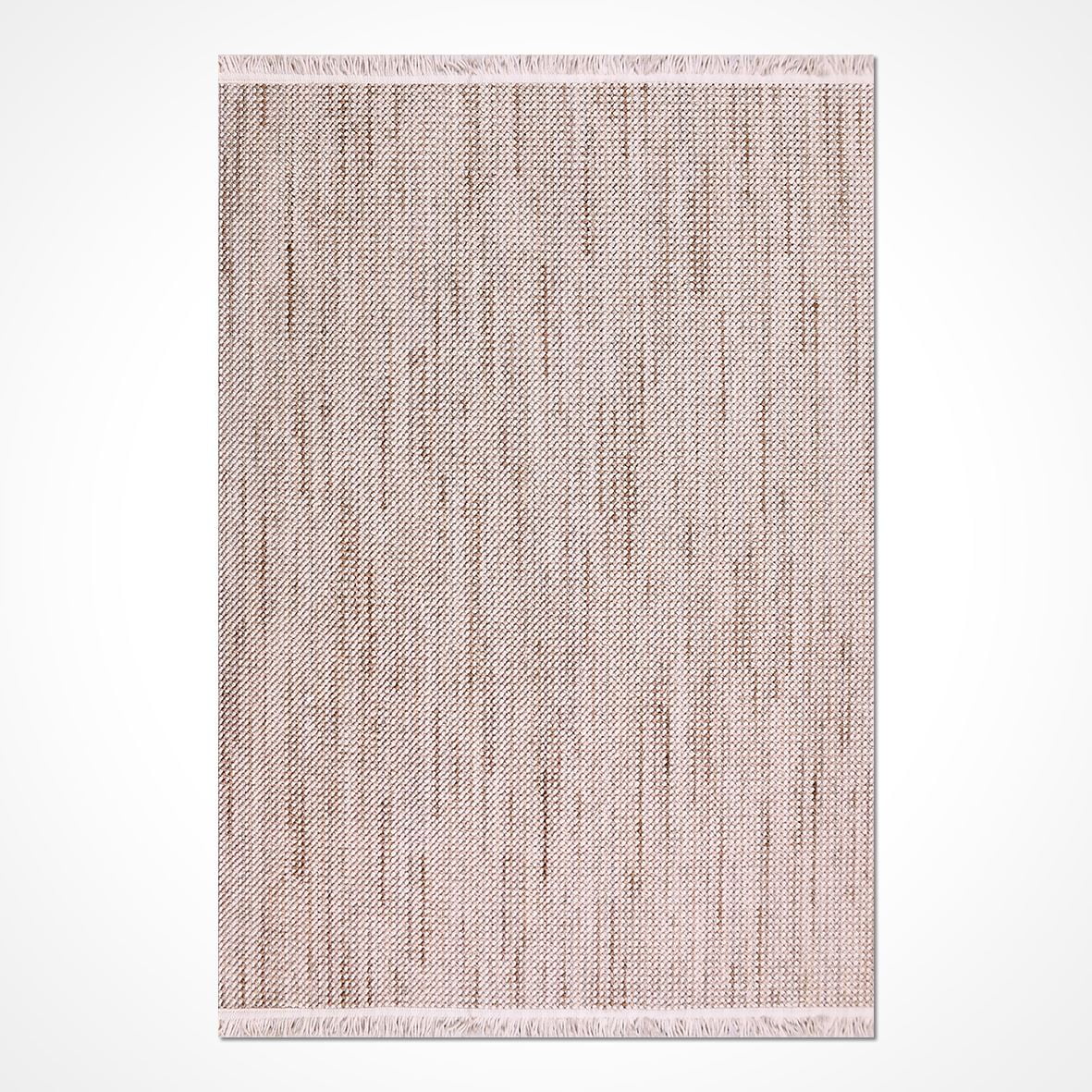 Beige Modern Polyester Area Rugs for Living Room Jacquard Textured ...