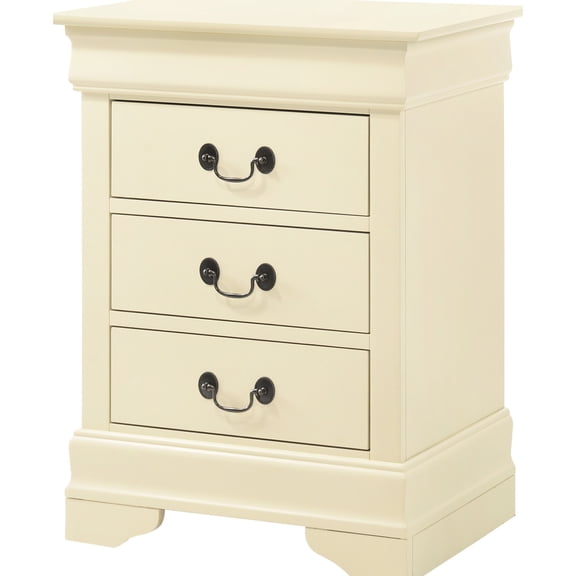 Beige Nightstand | Fully Assembled | Any Bedroom Setup