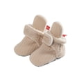 thumbnail image 1 of Beige Non-Slip Walking Shoes For Infants, Solid Color And Soft Sole For Fall Winter Seasons, First Steps Encouragement, Durable Stitching, 1 of 4
