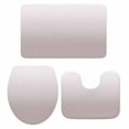 thumbnail image 1 of Beige Ombre Bath Mat 3 Piece Bathroom Rug Set, White Gradient Modern Abstract Art Non Slip Bath Rug Contour Mat and Toilet Lid Cover, Absorbent Shower Mats Soft Bath Rugs and Mats Sets, 1 of 8