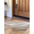 thumbnail image 1 of Beige Ombre Door Mat&nbsp;Indoor Outdoor Entrance, Non Slip Rug for Kitchen Bathroom Entryway Rug, Modern Geometric Abstract Aesthetic Cream Washable Doormat Floor Mat 20x31.5 Inch, 1 of 8