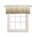thumbnail image 1 of Beige Ombre Kitchen Valances for Windows Farmhouse Linen Window Valance Curtain for Living Room Window Treatment Modern Abstract Art Gradient Aesthetics Valance Rod Pocket Topper Drape, 42 x 12 Inch, 1 of 6