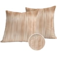thumbnail image 1 of Beige Ombre Outdoor Pillow Covers 20x20 Set of 2, Waterproof Patio Throw Pillowcase Protectors, Modern Abstract Art Gradient Square Decorative Pillow Shams Cushion Covers for Seat Bed Couch Sofa, 1 of 8