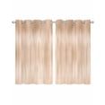 thumbnail image 1 of Beige Ombre Sheer Curtains 39 Inch Length 2 Panels Set for Living Room/Bedroom, Modern Abstract Art Gradient Kitchen Curtains Grommet Semi-Sheer Curtains Drapes Voile Window Treatments 27.5"x39"x2, 1 of 7