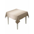 thumbnail image 1 of Beige Ombre Table Cloth, Modern Gradient Abstract Art Waterproof Tablecloth for Square Tables, Reusable Washable Fabric Table Cover for Restaurant Kitchen Dining Tables 54"x54", 1 of 6