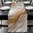 thumbnail image 1 of Beige Ombre Table Runner 72 Inches Long, Modern Geometric Abstract Aesthetic Cream Kitchen Coffee Dining Table Decoration for Home Party Birthday Wedding Home Decor 16x72 Inches, 1 of 8
