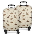 thumbnail image 1 of Beige Origami Dinosaurs Pattern Luggage Cover Fashion Suitcase Cover Baggage Covers Fit 25-28 Inch Luggage (Go Travel), 1 of 5