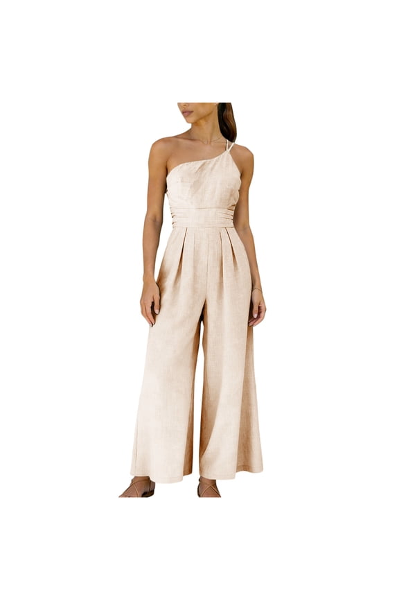 Beige Pants for Women Summer Fall Spandex Slimming Tunic Going Out Flare Wide Leg Plain Long Boot Cut Leg Coveralls Pants Rompers Women 2026 Clothes Country Concert S