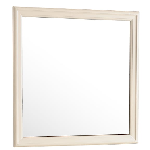 Beige Particle Board Mirror, 23lb Lightweight / Convenient to Move