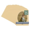 thumbnail image 1 of Beige Picture Frame Mat for 17x21 Frames - Oval Opening for 14x18 Photos - 25 Mats, 1 of 7