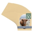thumbnail image 1 of Beige Picture Frame Mat for 22x28 Frames - Oval Opening for 18x24 Photos - 50 Mats, 1 of 7