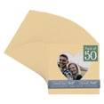 thumbnail image 1 of Beige Picture Frame Mat for 9x9 Frames - Heart Opening for 6x6 Photos - 50 Mats, 1 of 7