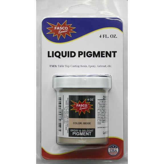 Beige Pigment for Epoxy Resin, Gelcoat, Paint - 4 oz