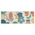 thumbnail image 1 of Beige Pioneer Flower and Leaf Pattern Kitchen Rug Mat,Kitchen Runner Rugs Non Skid Washable,Decorative Kitchen Floor Mats for Kitchen,Sink,Laundry,17"X47", 1 of 5