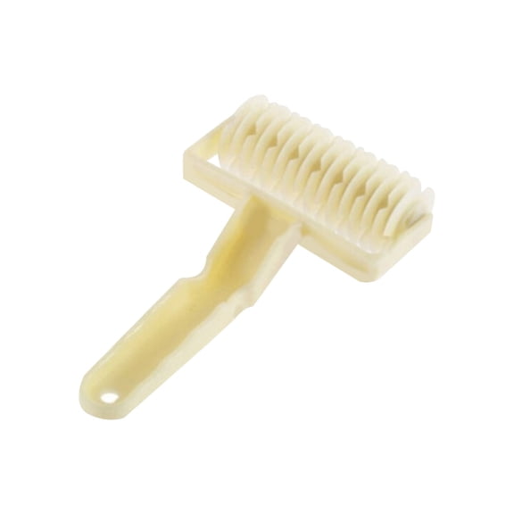 Beige Plastic Embossing Roller—Press It Into Cookie Dough for Instant 3D Patterns. Great for Easter Treats Or Impressing Your Baking Group. (Beige, 1Pc)