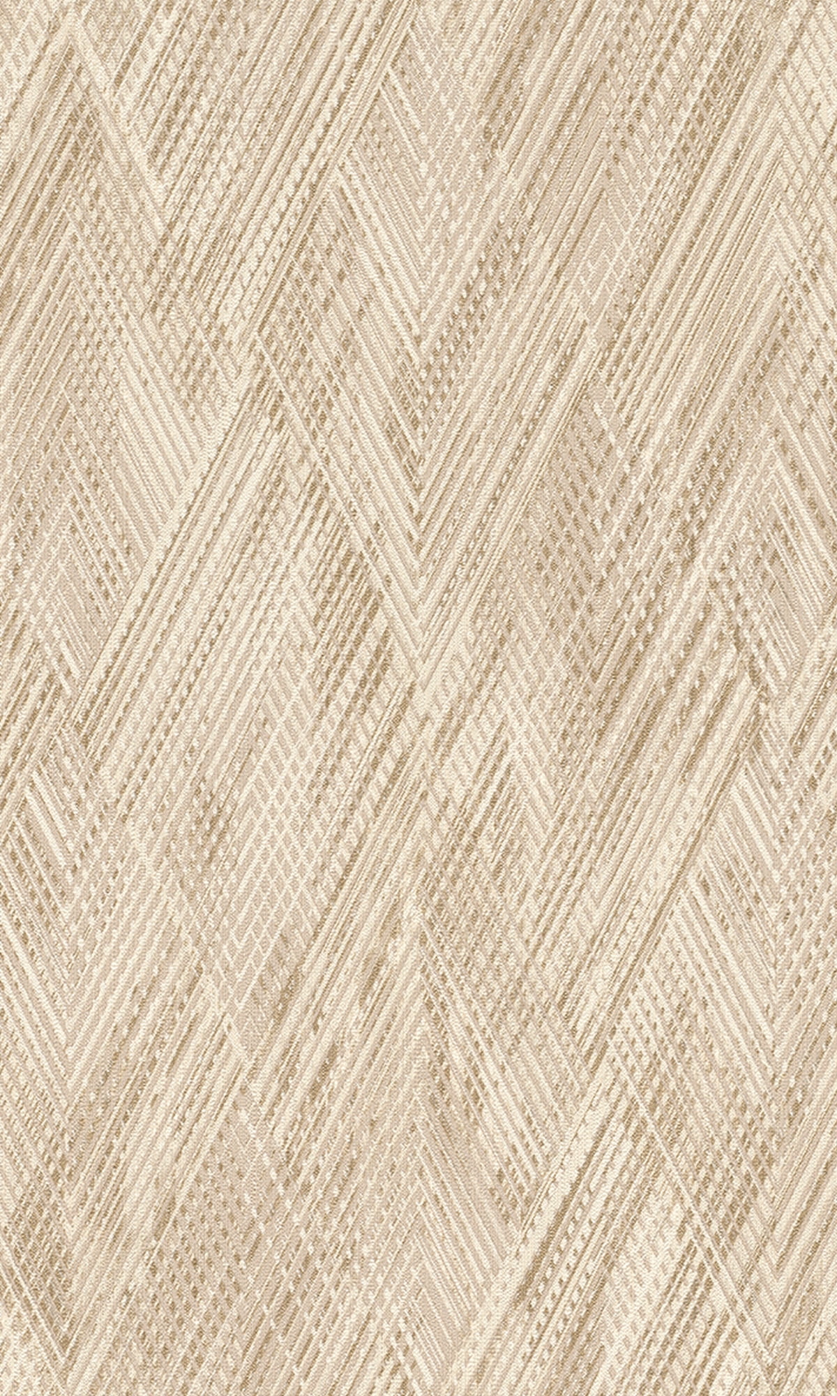 Beige Playful Textured Geometric Wallpaper