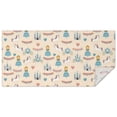 thumbnail image 1 of Beige Princess Unicorn Pattern Rectangle Tablecloth 60"x120",Waterproof Polyester Rectangle Table Cloth, Wipeable Spillproof Polyester Tablecloth for Dining, Camping, Indoor and Outdoor, 1 of 6