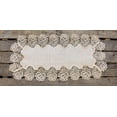 thumbnail image 1 of Beige Rose Lace Table Runner (14"x27"), 1 of 6