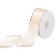 thumbnail image 1 of Beige Satin Ribbon 50 Yards 1-1/2" Wide Polyester Fabric Ribbon DIY Decoration, 1 of 7
