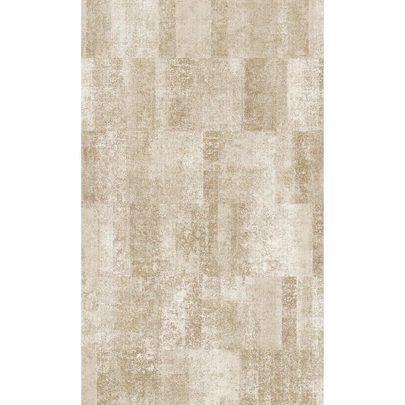 Beige Scratched Textured Blocks Geometric Printed Non-Woven Non-Pasted ...