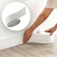 thumbnail image 1 of Beige Self Adhesive Caulk Tape Waterproof Baseboard Trim Strip 4.7in x 362in PVC Sealant Tape For Bathroom Kitchen Shower Bathtub Wall Edge Sealing, 1 of 9