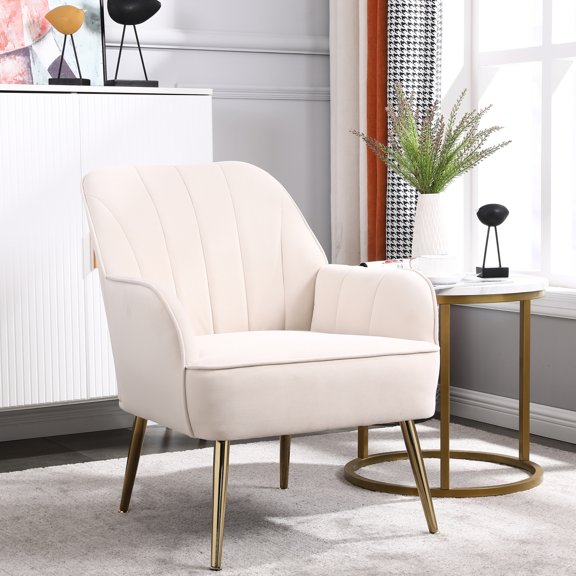 Beige Shade - Comfortable Sponge Back - Living Room Use - Fast Installation