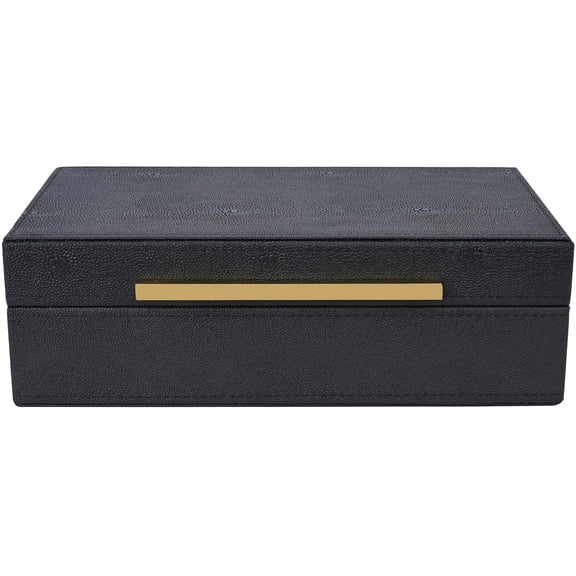 Beige Shagreen box Faux Leather Decorative Boxes,Keepsake And Memory Storage Decorative Boxes with Lids