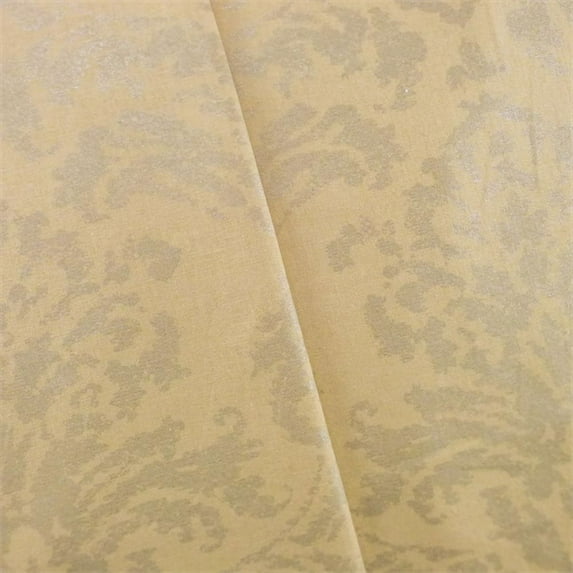 Beige/Silver Covington Glamour Linen Home Decorating Fabric, Fabric By the Yard