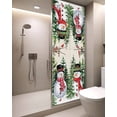 thumbnail image 1 of Beige Snowman Christmas Window Privacy Film Stained Glass Window Film Decorative Windows Cover Static Windows Cling for Glass Door Xmas Tree Snowflake Winter Birds Stickers for Bathroom 29.5"x78.7", 1 of 7