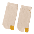 thumbnail image 1 of Beige Socks 2Pcs Split Toe Socks Women Men Socks Non Slip Flop Socks for Sports Shoes Leather Shoes Sandals, 1 of 6