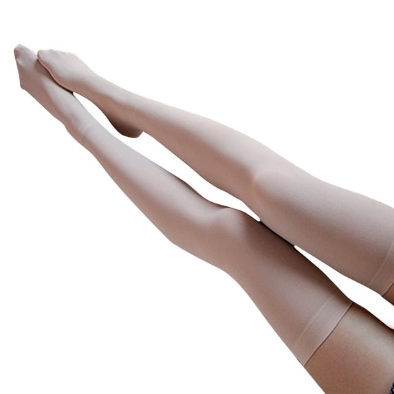 Beige Socks Women Fashion Over Knee High Temptation Stretch Nylon Socks New