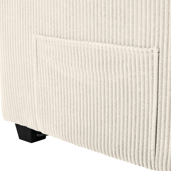 Beige Sofa - Automatic Backrest Recline - Comfortable Seating - Good Head & Back Support