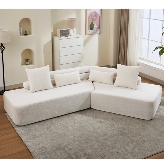 Beige Sofa + Modern Design - Various Decor, Harmonious Integration