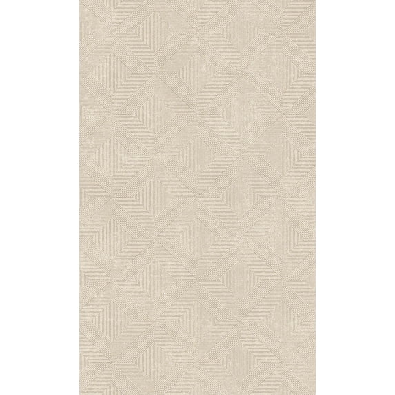 Beige Soft Diamond Geometric Printed Non-Woven Non-Pasted Textured Wallpaper 57 Sq. Ft.